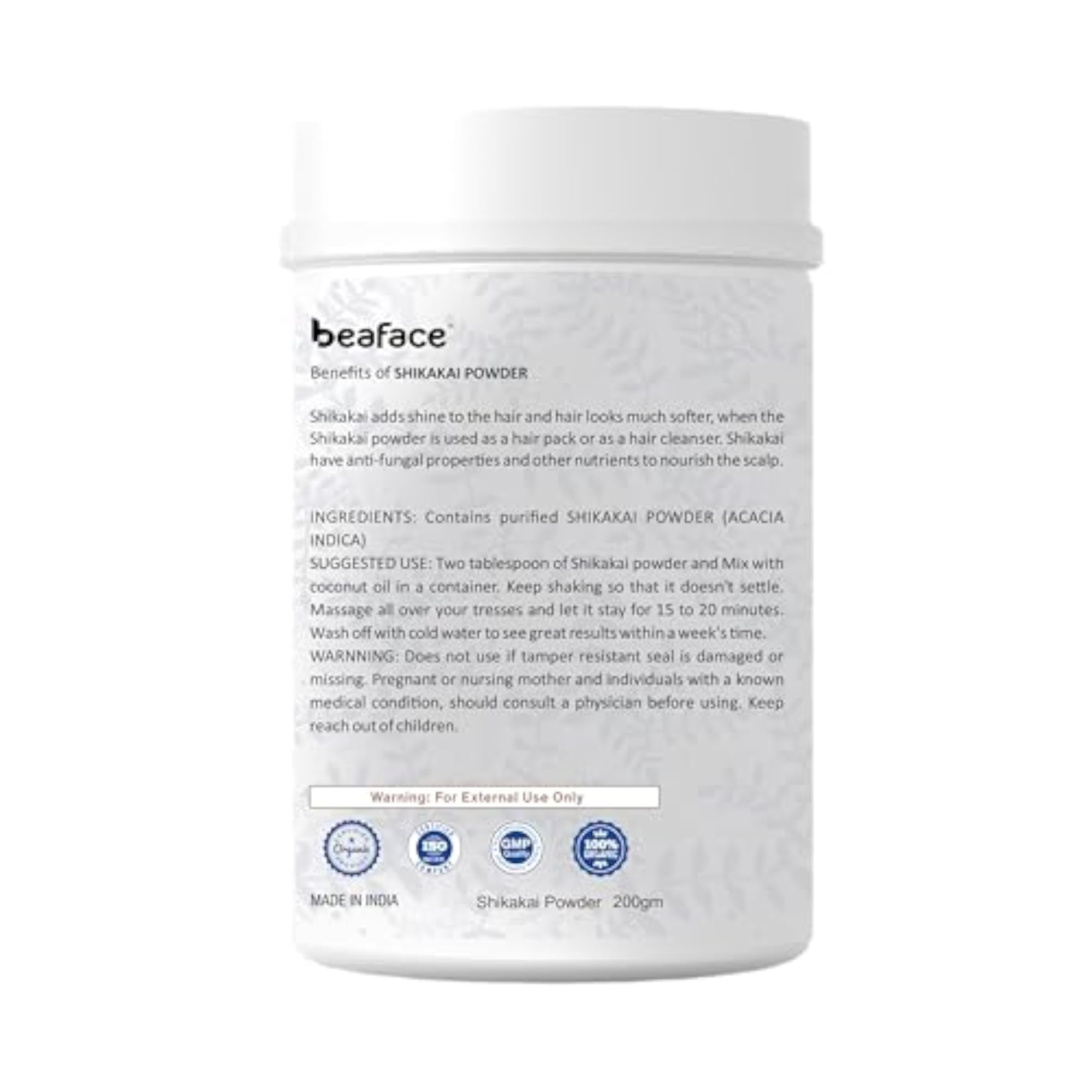 Natural Shikakai Powder 200g for Hair Wash