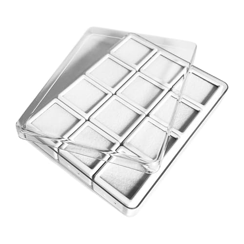 amangul Caja organizadora de piedras preciosas acrílicas, caja protectora de almacenamiento para anillos, diamantes, cuentas, colección de joyas, vitrinas para diamantes