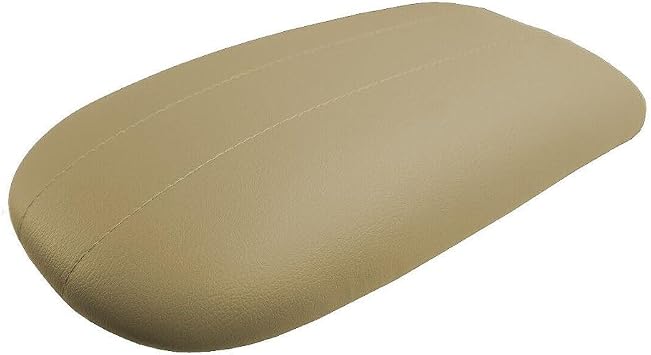 Console Lid Pull Over Cover Leather Beige for Ford for Expedition 1997-2002 1pc Front Center for-EXP-9702