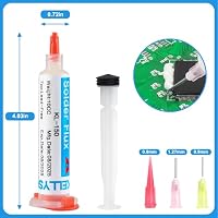 KELLYSHUN KL-150 Flussmittel Löten,10ML No-Clean Bleifreies Kolophonium Flussmittel(1 Stück)2.5MM/3M Entlötlitze(1 Stück) Geeignet Für Handy-Lötungen,BGA,Haushaltsgerätereparaturen – Ansicht 3