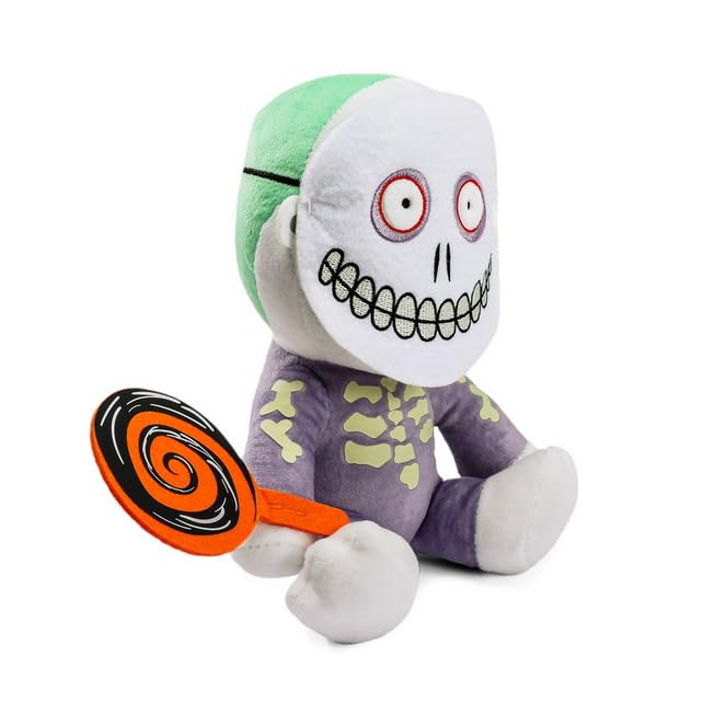 Peluche L'Étrange Noël de monsieur Jack doudou Jack Skellington noir et blanc - 2