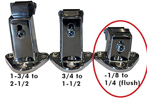 Kason COMPLETE LATCH KIT - Kason 58 - Flush Mount with 1/8" to 1/4" Flush Strike Offset
