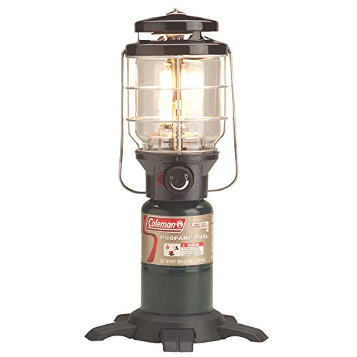 Coleman NorthStar 1500 Lumens Gas Lantern with Matchless Lighting, Folding Propane Lantern with Mantles & Globe for Camping, Power Outage, Outdoor Lighting, & More