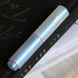 erofa Majohn Wancai Mini Eyedropper Pióro wieczne, bardzo cienka stalówka, perłowa niebieska żywica, kieszonkowe, podróżne, krótkie pióro