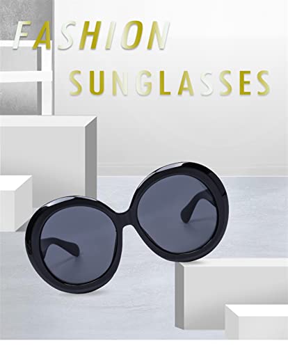 Fashion Round Large Frame Sunglasses Outdoor Party Decorative Sunglasses For Men And Women2