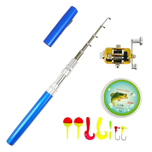 Fishing Rod And Reel Combo Generic Aluminum Alloy Pen Fishing Rod