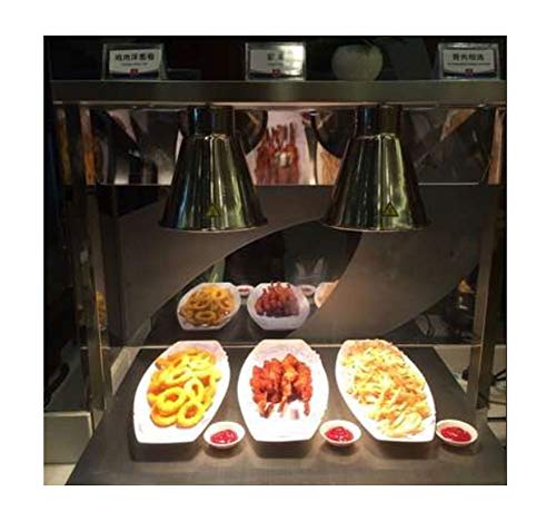 Lâmpada aquecedora de alimentos, Buffet, restaurante, lâmpada térmica, equipamento de cozinha, cabeç