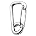 Marine Asymmetric Snap Hook for Boat 4'' -Flat Nose Stainless Steel- Five Oceans