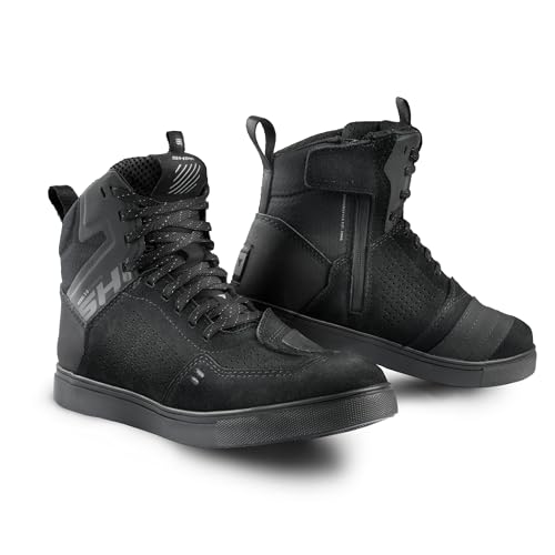 SHIMA REBEL 2.0 Motorbike Boots for Men Ventilated Leather Shoes...