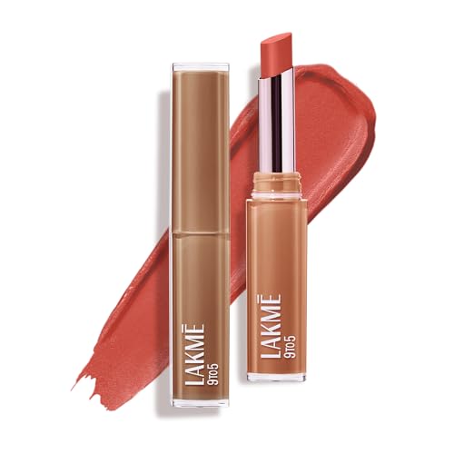 Image of Lakme 9to5 Lip Tattoo Matte Slim Stick, Totally Taupe, 2g, for Intense Color and Full Coverage, with Bakuchiol and Vitamin E, Smudgeproof and Waterproof, Long-Lasting Lipstick for Women