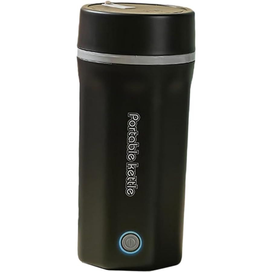 Amazon | 電気ケトル 小型 携帯用 電気ポット 500ml 旅行 110V 7分急速