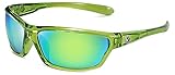 Nitrogen Occhiali da sole sportivi polarizzati uomo donna UV400 occhiali da sole, Crystal Neon Green | Revo Green, taglia unica