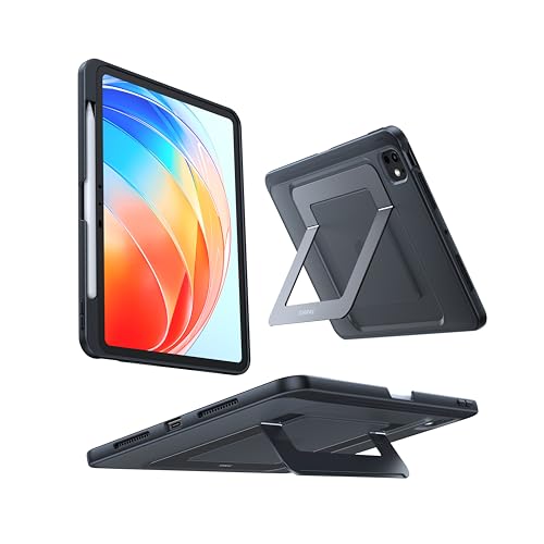 TORRAS Ostand K1 Guardian for iPad Pro 11 inch Case M5 2025 & 2024 M4, Ultra Stable Stand, Multiple Adjustable Viewing Angles, Slim Protective Kickstand iPad Pro 11 Case with Pencil Holder, 
