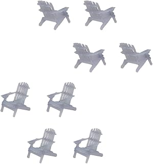 Outland Models Railroad Scenery Adirondack Chair Set 1:87 HO Scale