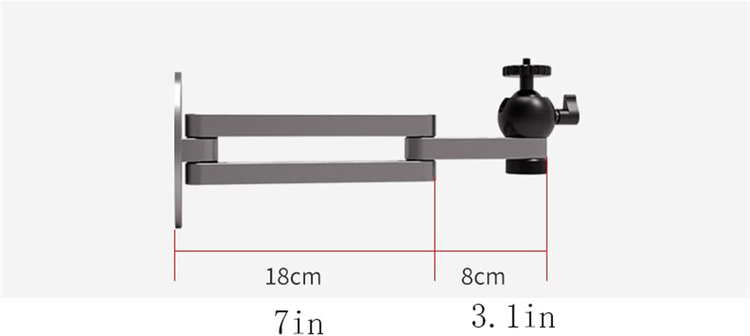 Projector Bracket Projector Rack Aluminum Alloy Wall-mounted Heavy-duty Projector Stand Conference Room Projector Hanger Bedroom Living Room Retractable Foldable Projector Bracket Projector Stand ( Si