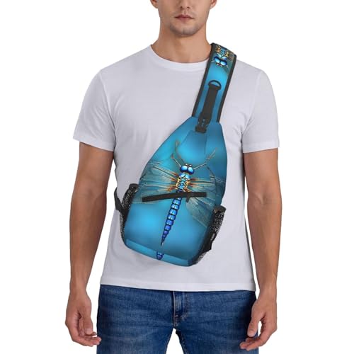 Mochila crossbody MyPiky patrón Odonata unisex miniatura 7