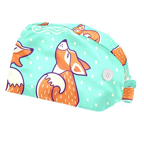 Chapeaux de Travail de Noël Casquette Idéale pour Cuisine et Cabinets 2pcs