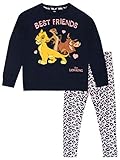 En conjunto con leggings de estampado de leopardo.