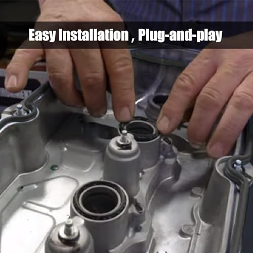 Image of Engine Valve Cover Gasket Set Compatible with 2007-2015 Ford Edge Flex Fusion Taurus X Lincoln MKS MKT MKX MKZ Mazda 6 CX-9 Mercury Sable 3.5L 3.7L V6 DOHC Replace # VS50767R