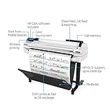 Formate: A0, A1, A2, A3, A4 HP Designjet T525 (5ZY61A) Tintenstrahldrucker, grau, Medienbreite bis 914 mm