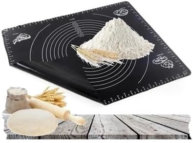 Silikon Çok Amaçlı Geniş Hamur Matı Hamur Açma Matı (40 * 50 cm) - Görsel 2