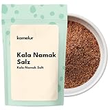Kamelur Sale Originale Kala Namak, Sale Fine - Salgemma Di Alta Qualità Dall'India, Spezia Perfetta Per La Sostituzione Dell'Uovo - In Confezione Biodegradabile 200 G (Confezione Da 1)