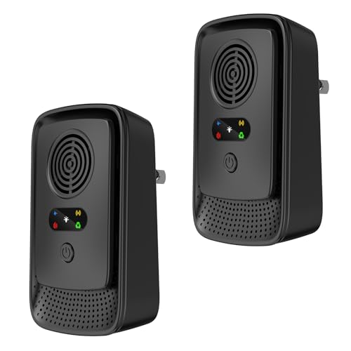 #rémunéré #Amazon<br>2025 Répulsif Ultrason 5 Modes de Fonctionnement - Large Gamme de Fréquences - Répulsif Ultrasonique Anti Nuisibles Souris Rats Insectes Cafards Araignées Mouches Fourmis Moustique 2 Packs