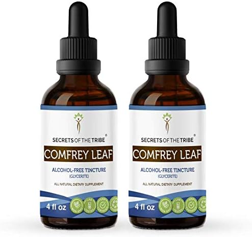 Amazon Com Comfrey Leaf Alcohol Free Liquid Extract Organic Comfrey Symphytum Officinale Dried Leaf Tincture Supplement 4 Fl Oz Health Personal Care