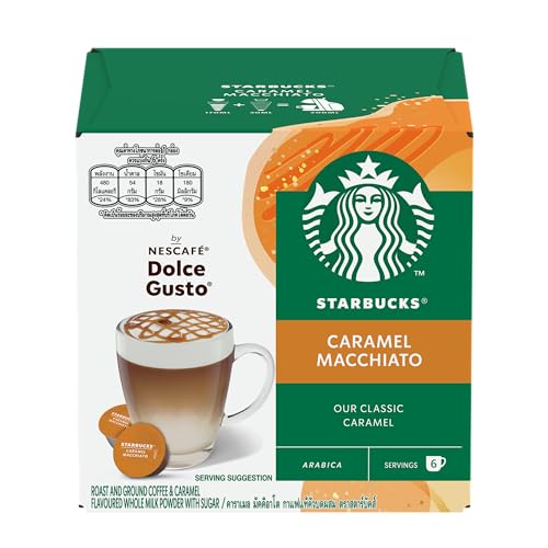Starbucks Caramel Macchiato by Nescafe Dolce Gusto 6 Servings