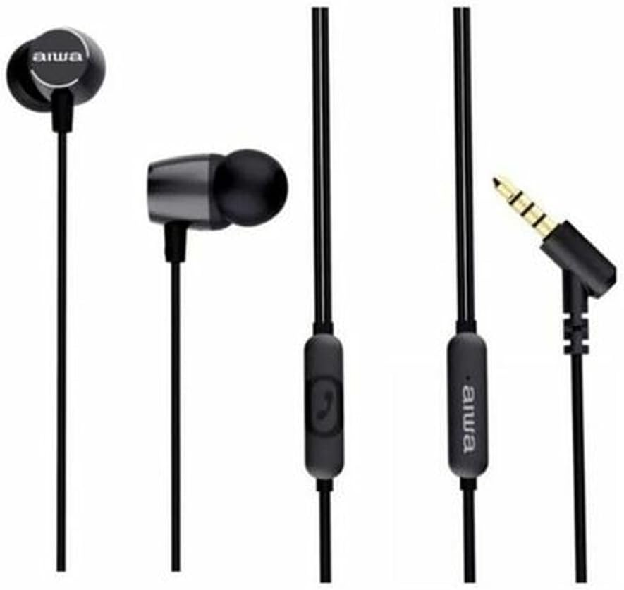 Aiwa Estm-30bk Black/Wired Inear Headphones