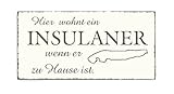 selbstklebend TÜRSCHILD Dekoschild « INSEL NORDERNEY » Vintage Holzschild Schild Urlaub Ferien Friesland Nordsee