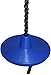 Jungle Gym Kingdom Blue Tree Disc Rope Swing - 3" Tapered Leg Protector and Fully Adjustable Heavy Duty Rope & Locking Snap Hook