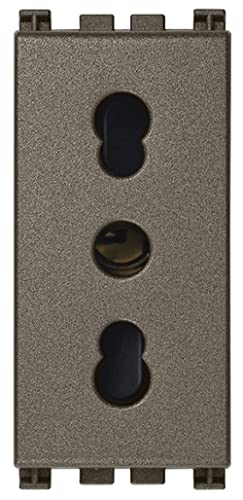 Vimar 19203.M Presa 2P+T 16A P17/11 Metal Arke