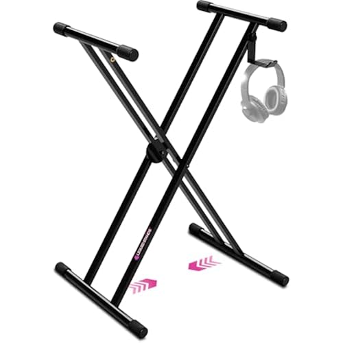 Liquid Stands Piano Keyboard Stand X Style Adjustable Portable Heavy Duty