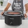 Hamilton Beach Slow Cooker, Extra Large 10 Quart, Stay or Go Portable With Lid Lock, Dishwasher Safe Crock, Black (33195) #5