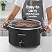 Hamilton Beach Slow Cooker, Extra Large 10 Quart, Stay or Go Portable With Lid Lock, Dishwasher Safe Crock, Black (33195)