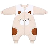 PEACE MONKEY Baby Sleepsack Wearable Blanket For Toddlers Baby Pajama(L, Little Bear)