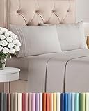 Queen Size 4 Piece Sheet Set - Comfy Breathable & Cooling Bed Sheets Set - Hotel Luxury...