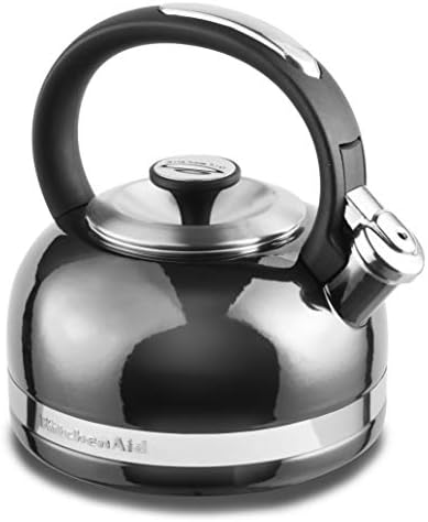 KitchenAid KTEN20DBPR 2.0-Quart Full Handle and Trim Band Stovetop Kettle, 2 Qt, Pyrite