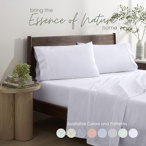 Martex Restore Bed Sheet Set – Soft, Cooling, Moisture-Wicking, Breathable and Gentle on Skin – Durable Fabric Designed for Everyday Comfort and Better Sleep – King Size Bedding – White by Martex - Used condition - Image 2
