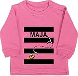 Shirtracer Karneval Kostüm Baby Fasching - Bienen Kostüm Maja - 18/24 Monate - Pink - Maja Biene Pullover - BZ31 - Baby Pullover