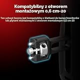 SmallRig Boczny uchwyt z otworami gwintowanymi 1/4''-20, uchwyt do klatki na kamerę dla lewej lub prawej ręki, regulowany w górę i w dół, obciążenie 10kg, wbudowane mocowania typu Cold Shoe i otwory