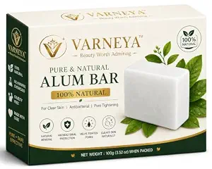 Naturals Pure Alum Bar 100g | Potash Alum (Fitkari) | 100% Natural Crystal Alum | Premium Quality | Ideal for Shaving, Skincare & Traditional Use