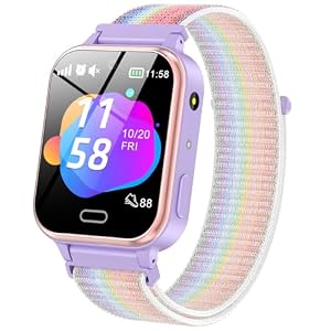 Smartwatch für Kinder, Kinder Smartwatch Telefon, Elegantes Violett