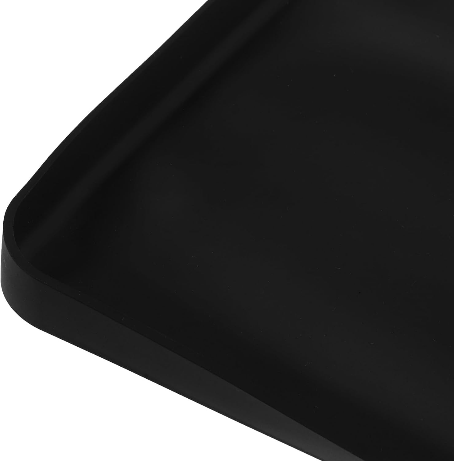 Dehumidifier Mat: Drain Pan Dehumidifier Tray with Raised Edge - Leakproof Silicone Drip Tray Mat for Leak Prevention Under Appliance Black