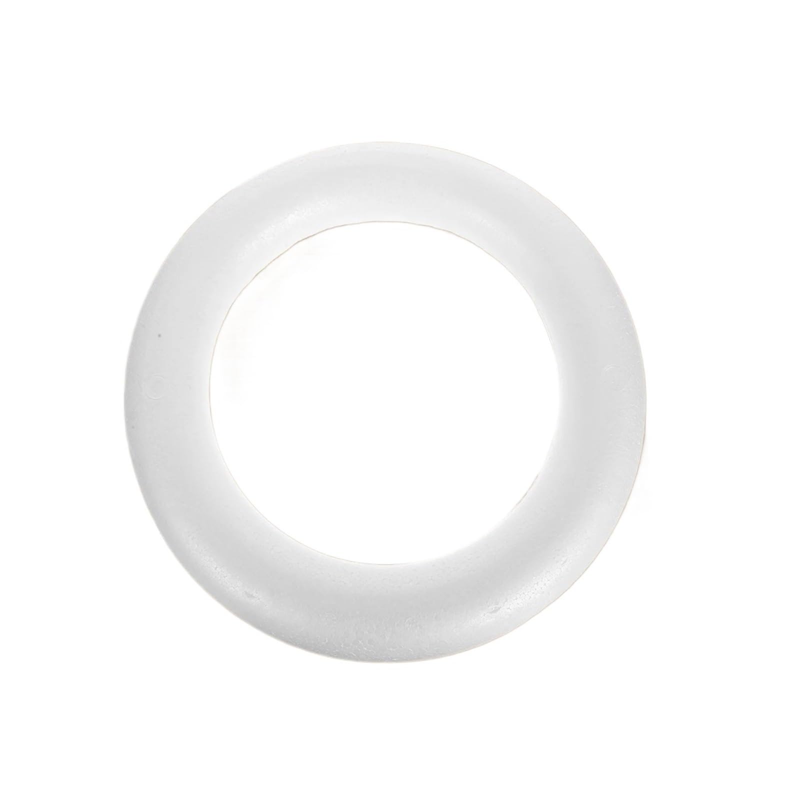 GCYEIDMA 3Pcs White Foam Circle Wreath Rings