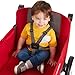 Radio Flyer Stroller Wagon with 5-Point Harnesses, Rear Brake, and Push Pull Handle, Red
