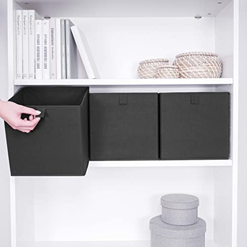 Anthrazit Stoffbox 24x24