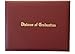Certificate Cover Imprinted "Diploma Of Graduation" Faux-leather Diploma Holder 8.5" x 11" Grad Days(Maroon)