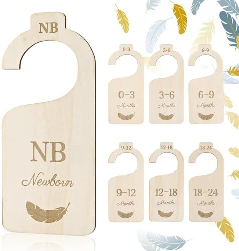 Amazon.com: Baby Closet Dividers for Clothes Organizer - 8 PCS Adorable ...